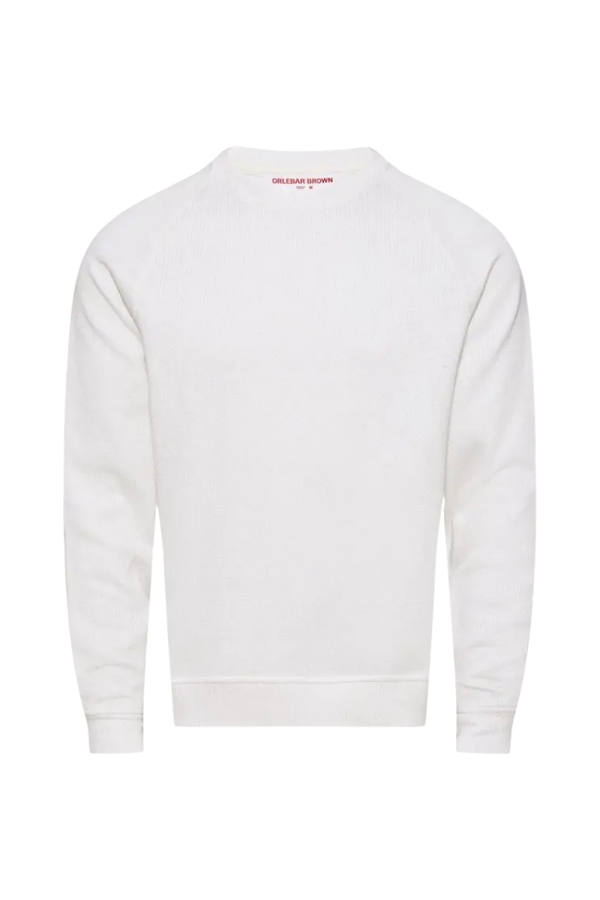 Orlebar Brown 37% Cotton sweatshirt in white