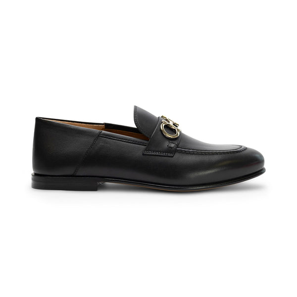 Ferragamo Leather loafer in black