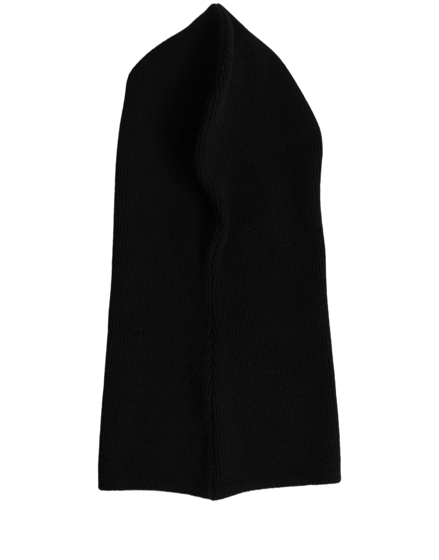 Dolce & Gabbana HAT10068 100% Virgin Wool winter hat in black
