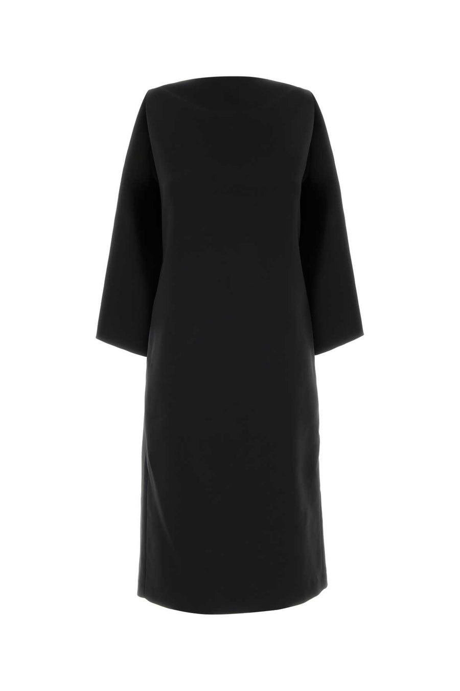 Black Silk Blend Dress Abiti