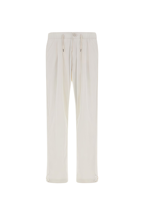 Herno 100% Polyester trousers in beige
