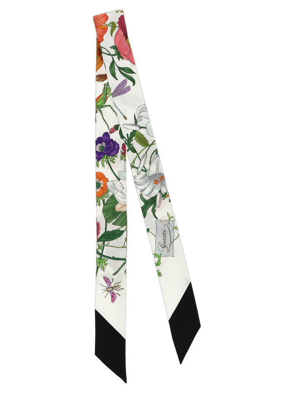 Gucci 100% silk scarf in multicolor
