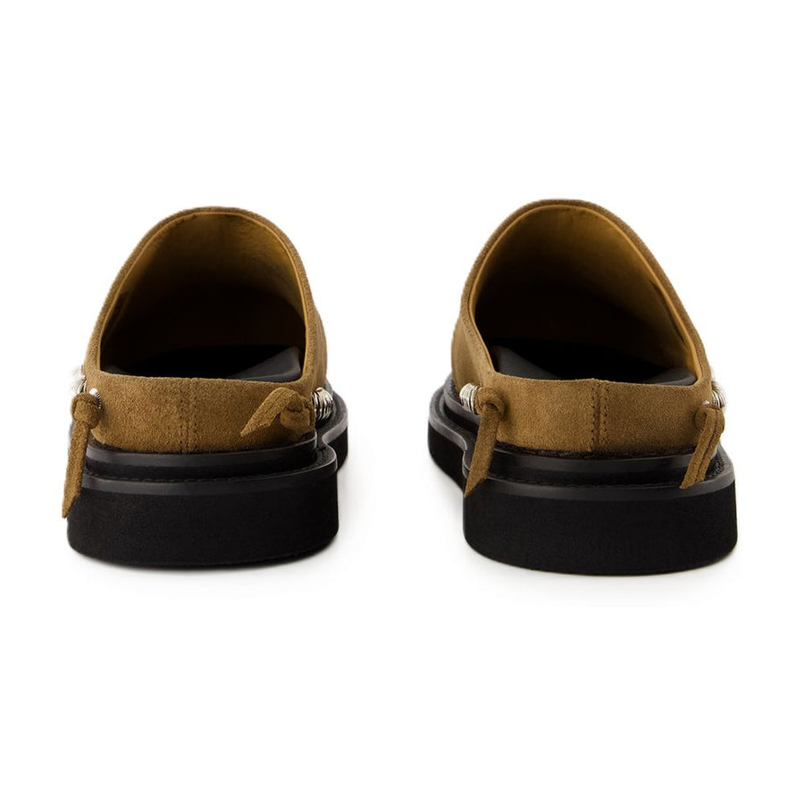 Toga Pulla Calfskin loafer in brown