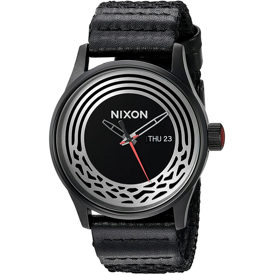 Nixon Stainless steel case watch in black