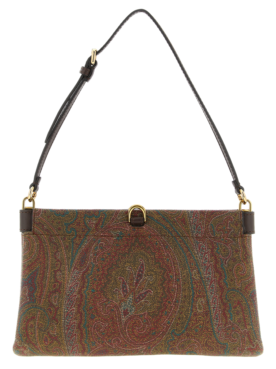Etro 100% PVC clutch in brown