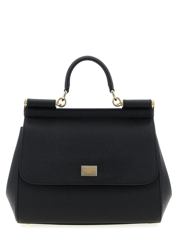 Black Calfskin Handbag Bag