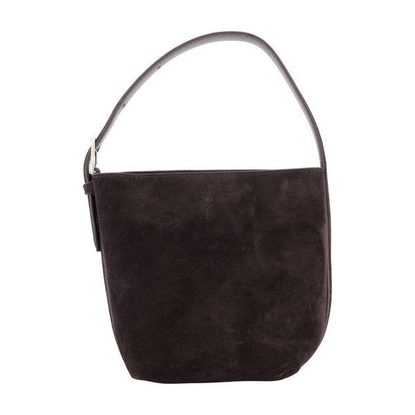 Petite Belted Shopper Bag - Toteme Leather Brown Calfskin / Totes-shopping-bags