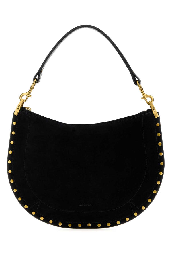 Black Suede Oskan Shoulder Bag Borse A Mano
