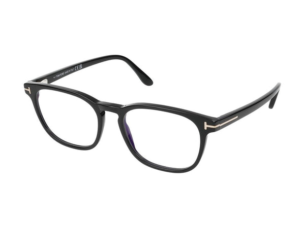 Tom Ford FT5868-B Injected acetate eyeglasses in black