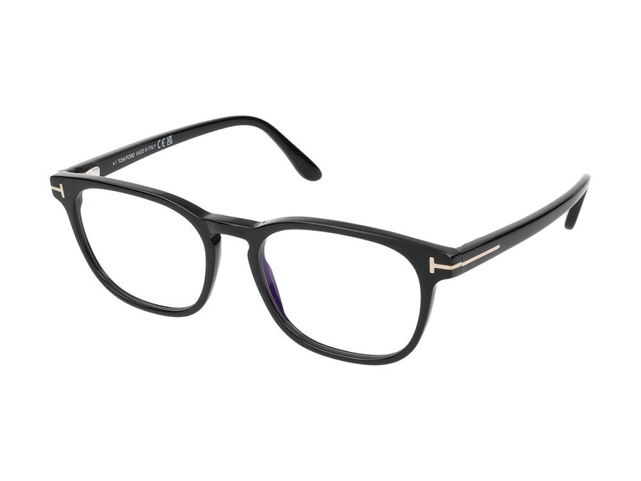 Tom Ford FT5868-B Injected acetate eyeglasses in black