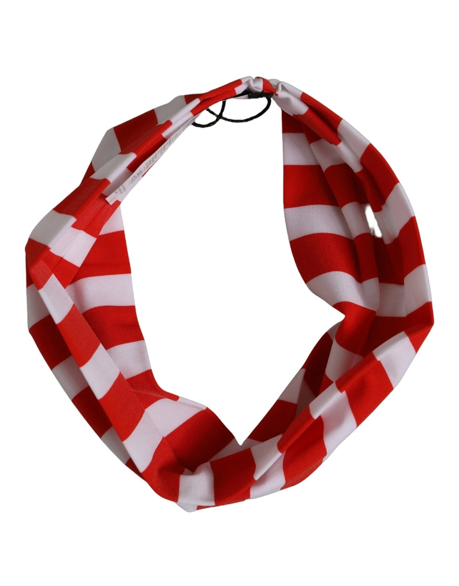 Dolce & Gabbana 93% Nylon headband in red