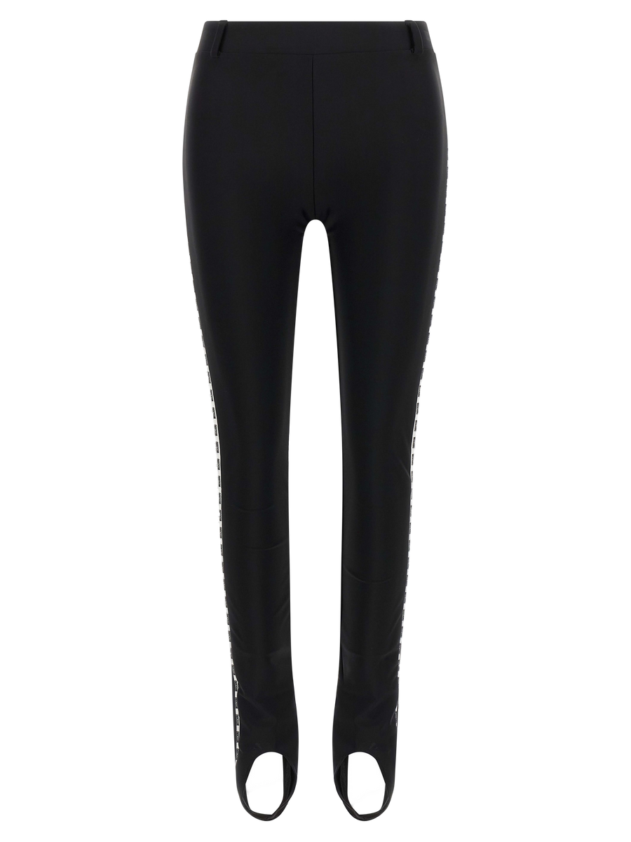 Moschino Stretch lycra leggings in black