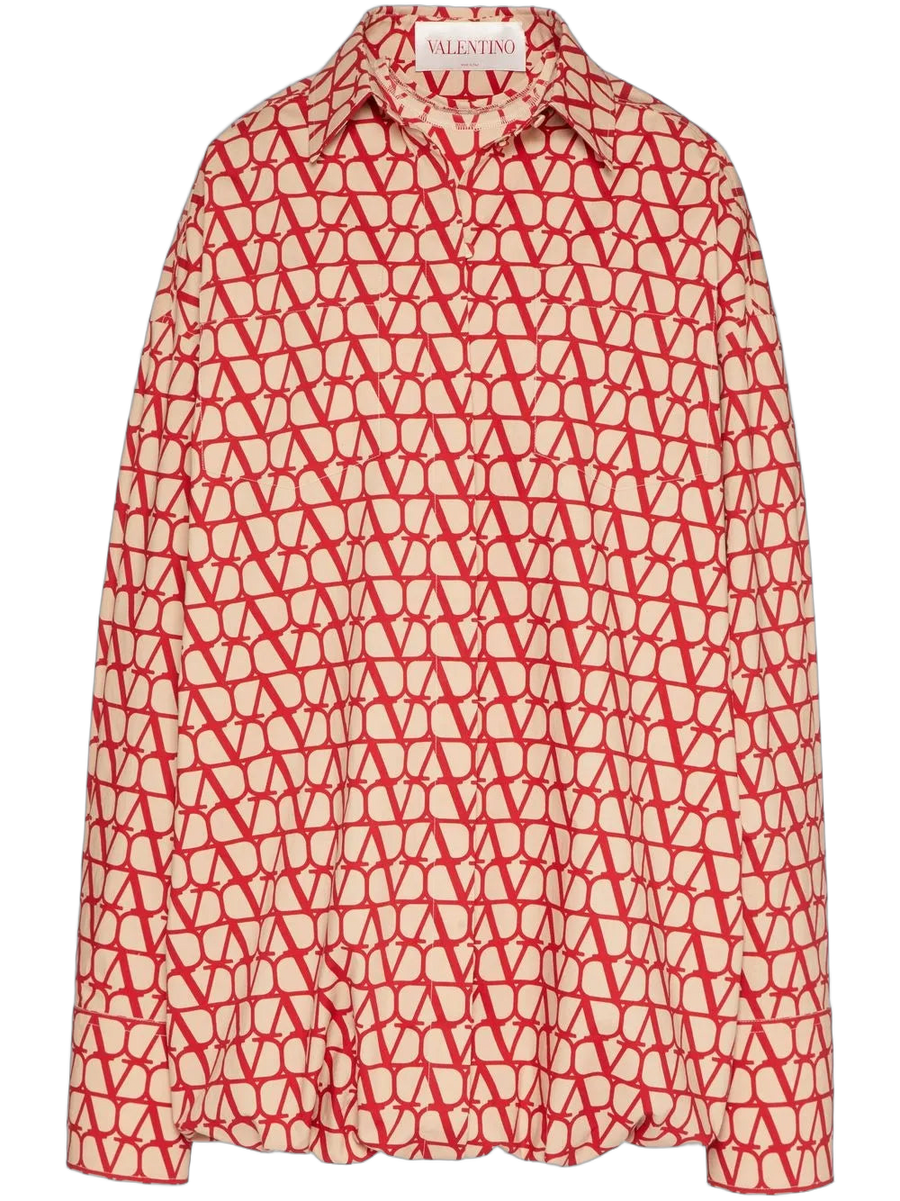 Valentino Cotton shirt in red