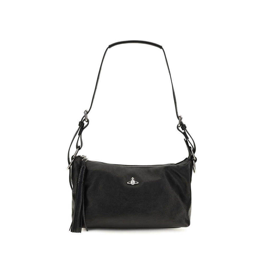 Black Lambskin Handbag Bag