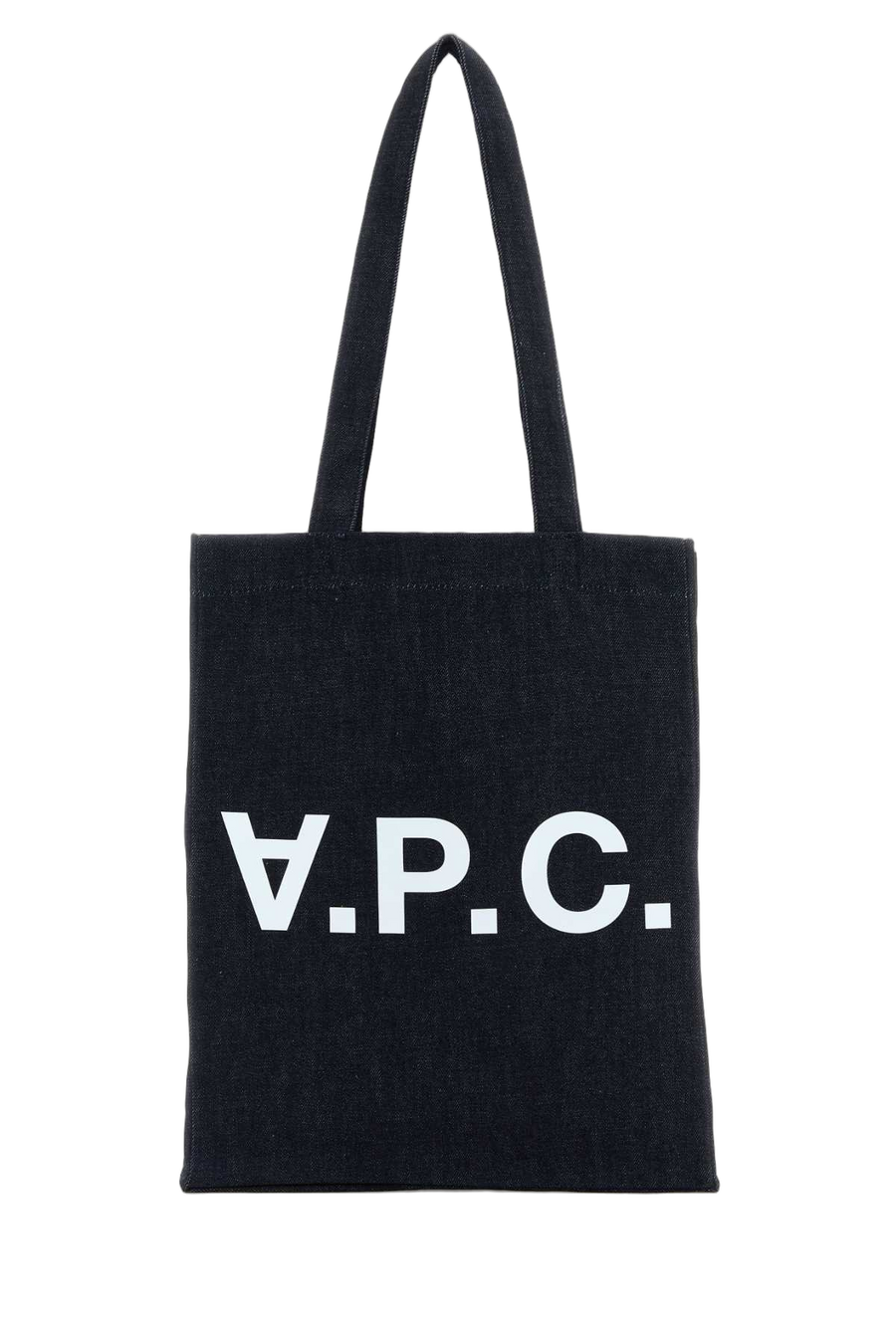A.P.C. 100% Cotton tote bag in black