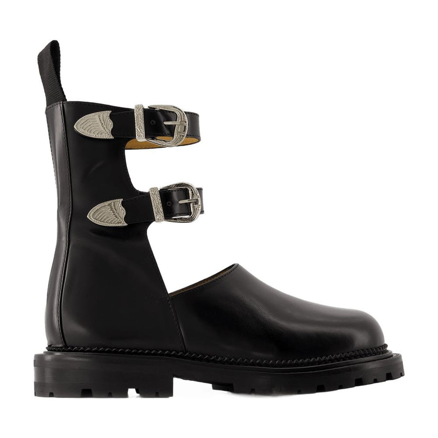 Toga Pulla leather boot in black