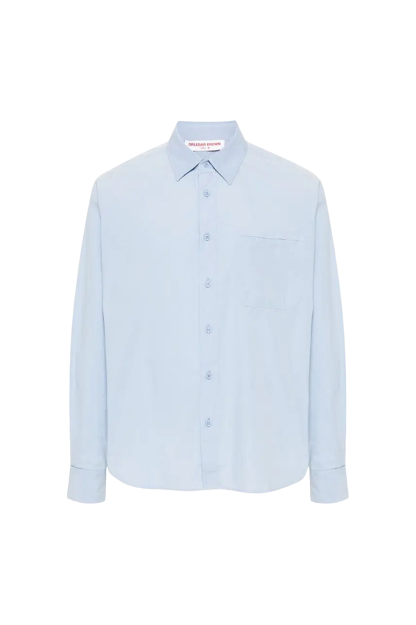 Orlebar Brown 100% Cotton shirt in blue