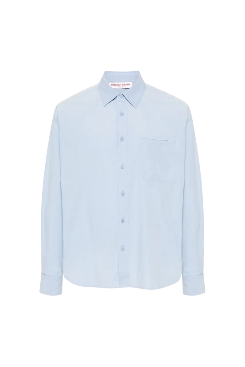 Orlebar Brown 100% Cotton shirt in blue