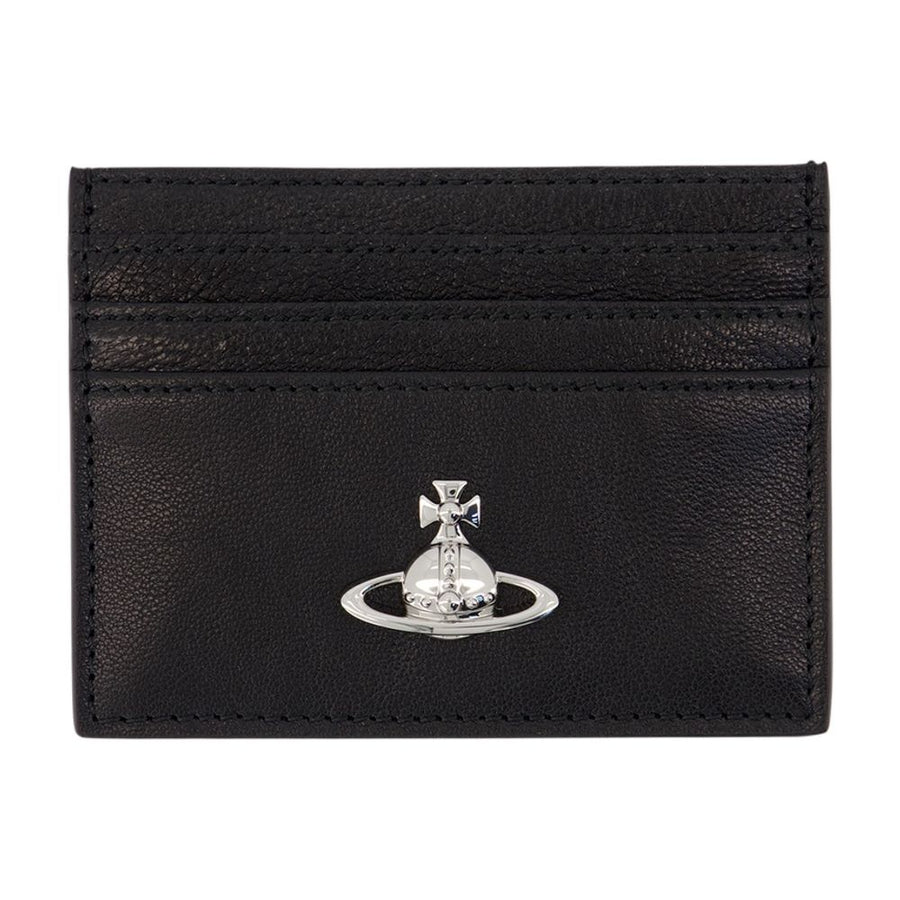 Vivienne Westwood Calfskin card case in black