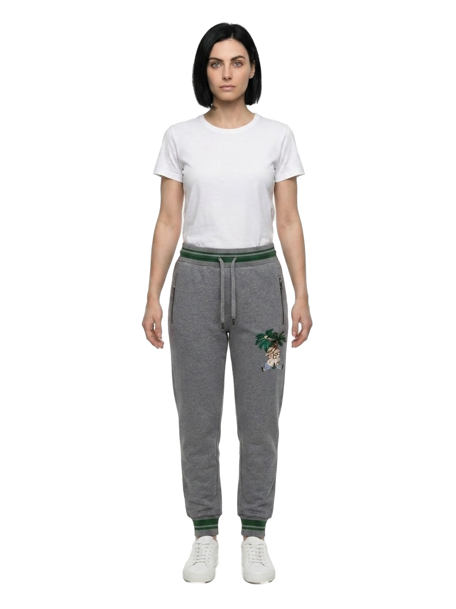 Gray Cotton Joggers (workout Pants)