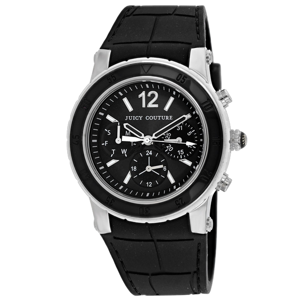 Juicy Couture Stainless steel case watch in black