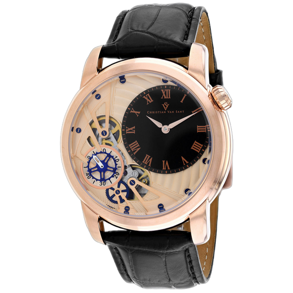 Christian Van Sant Stainless steel case watch in rose gold