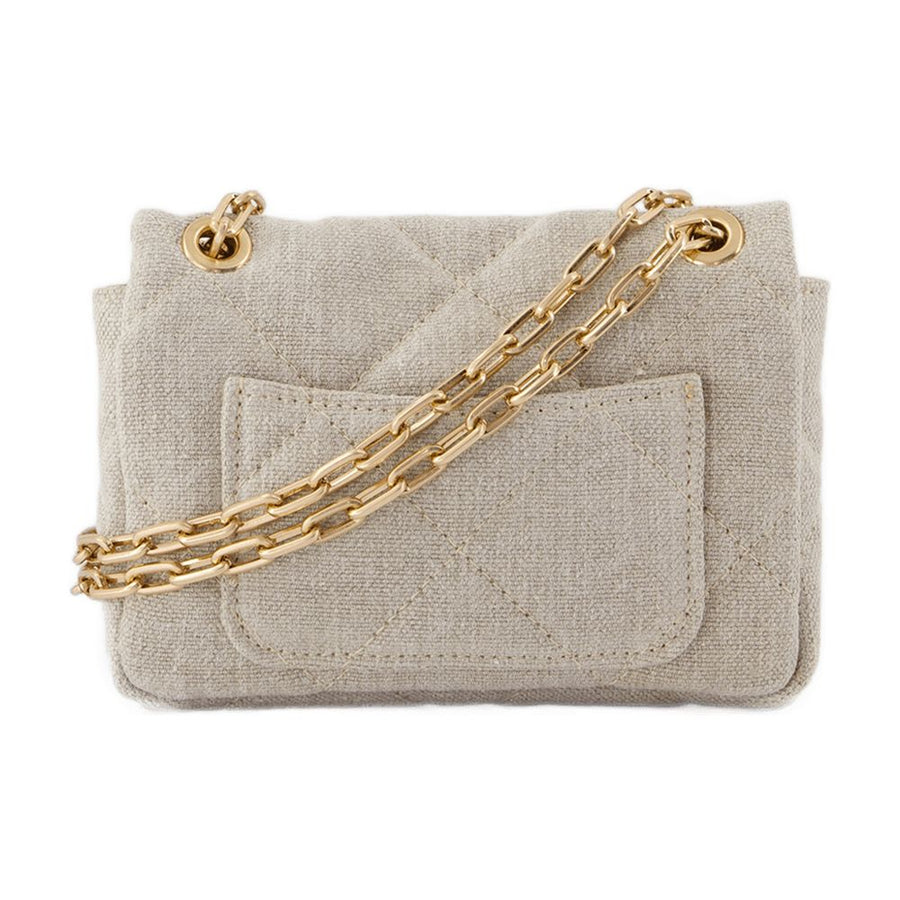 Vanessa Bruno Linen shoulder bag in gray