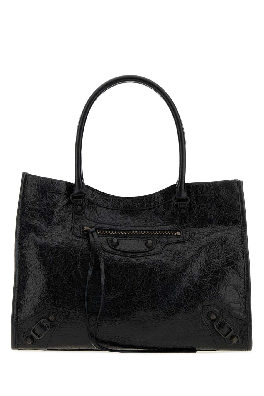 Black Leather Small Le City Handbag Borse A Mano