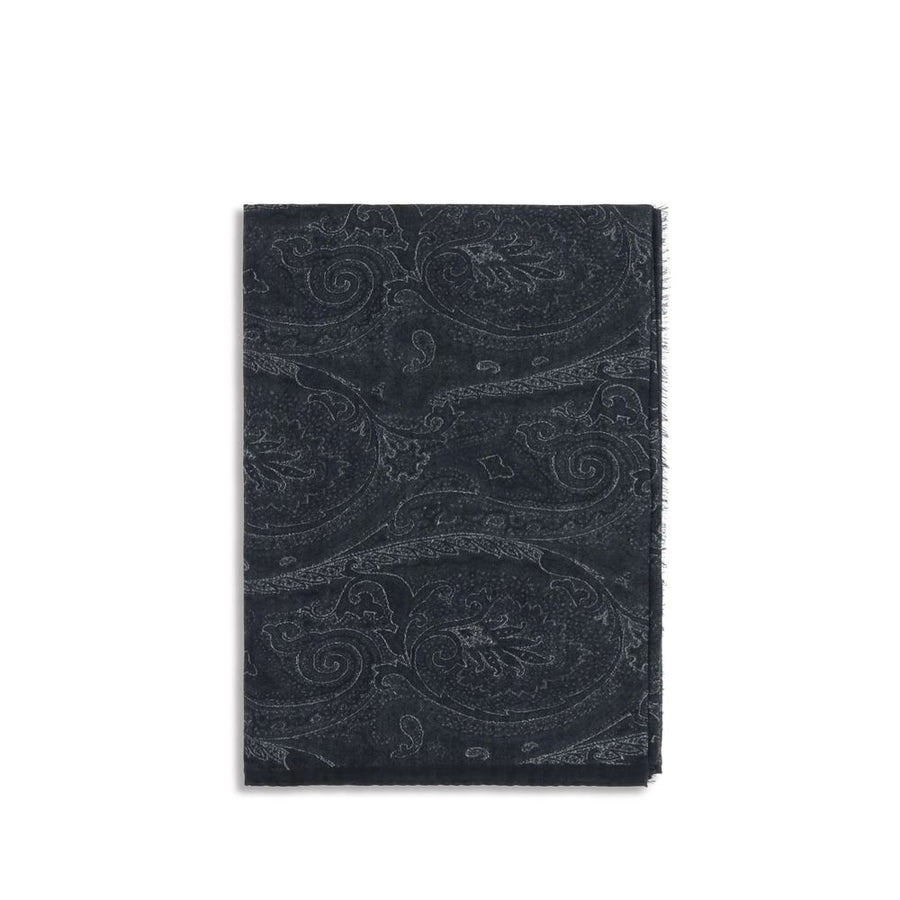 Etro 90% Modal scarf in black