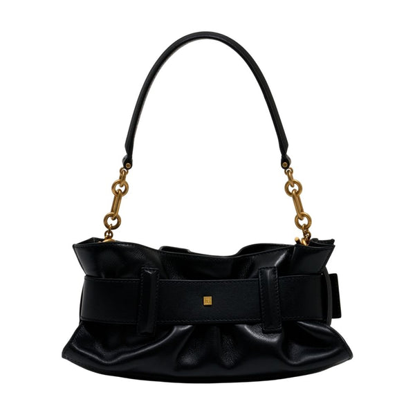 Balmain calfskin shoulder bag in black
