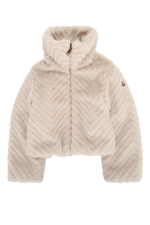 Eira Jacket Ecru Mixed Fibres Giacche E Gilet