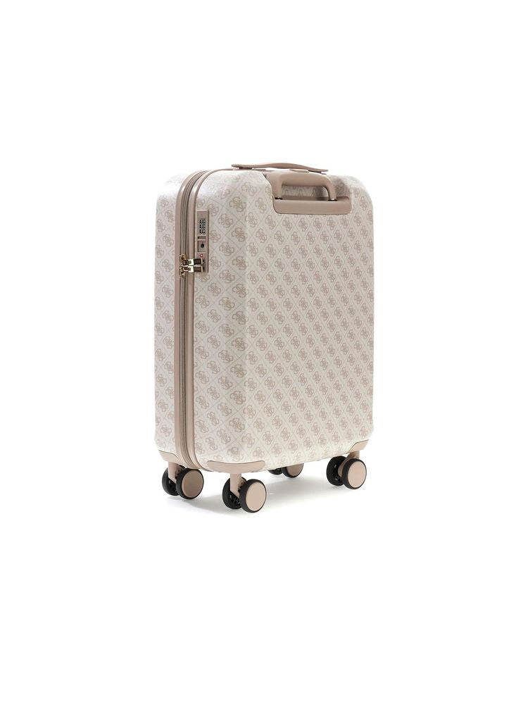 Guess 92% Bamboo carry-on bag in beige
