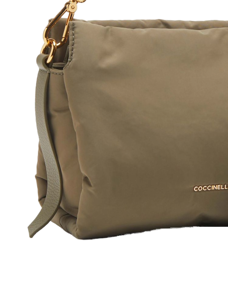 Coccinelle 70% Polyester shoulder bag in green