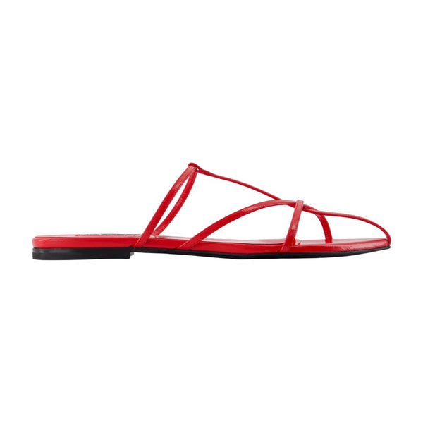 Jil Sander Goatskin sandals in red