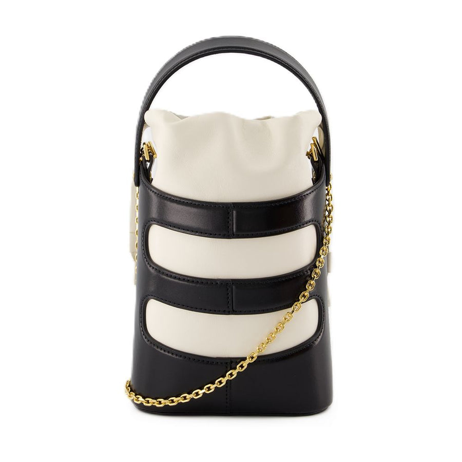 Alexander McQueen calfskin crossbody bag in black