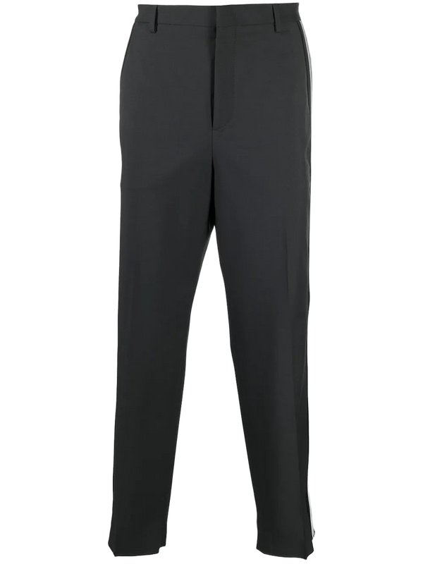 Valentino wool-mohair blend trousers in gray