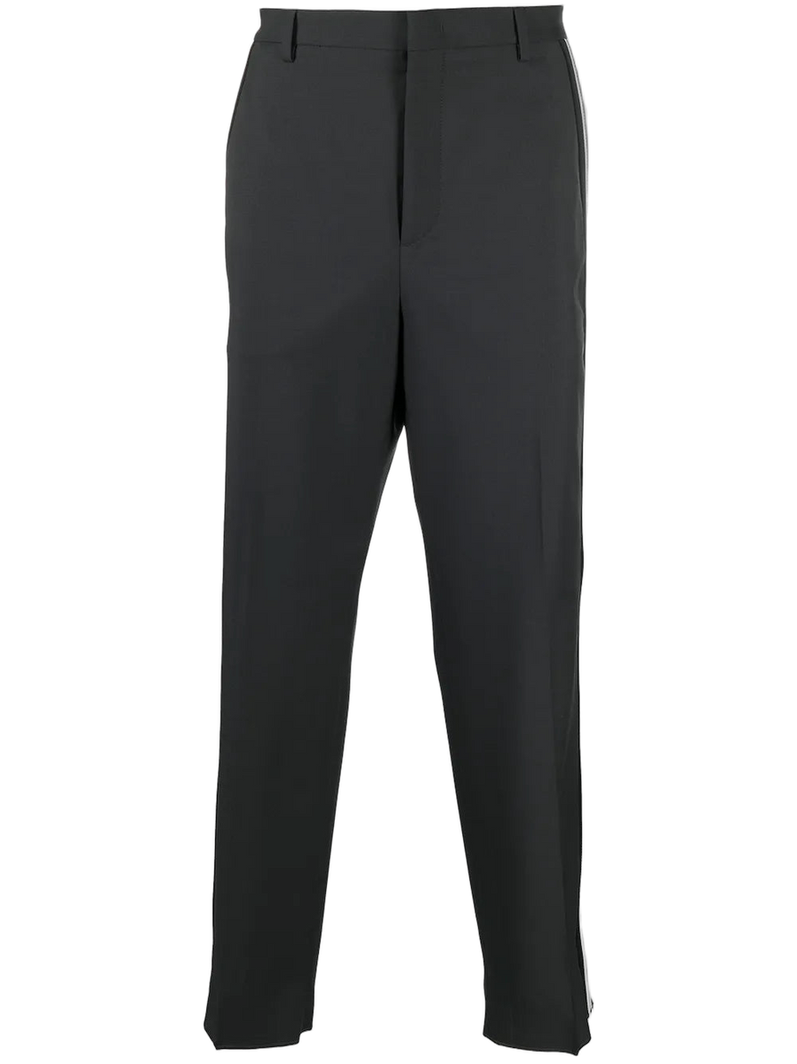 Valentino wool-mohair blend trousers in gray