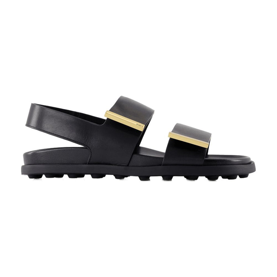 Tod's Calfskin sandals in black