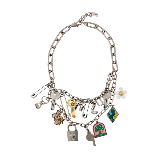 Pop Americana Charm Necklace - Marc Jacobs Metal Silver Jewelry-watches / Necklaces