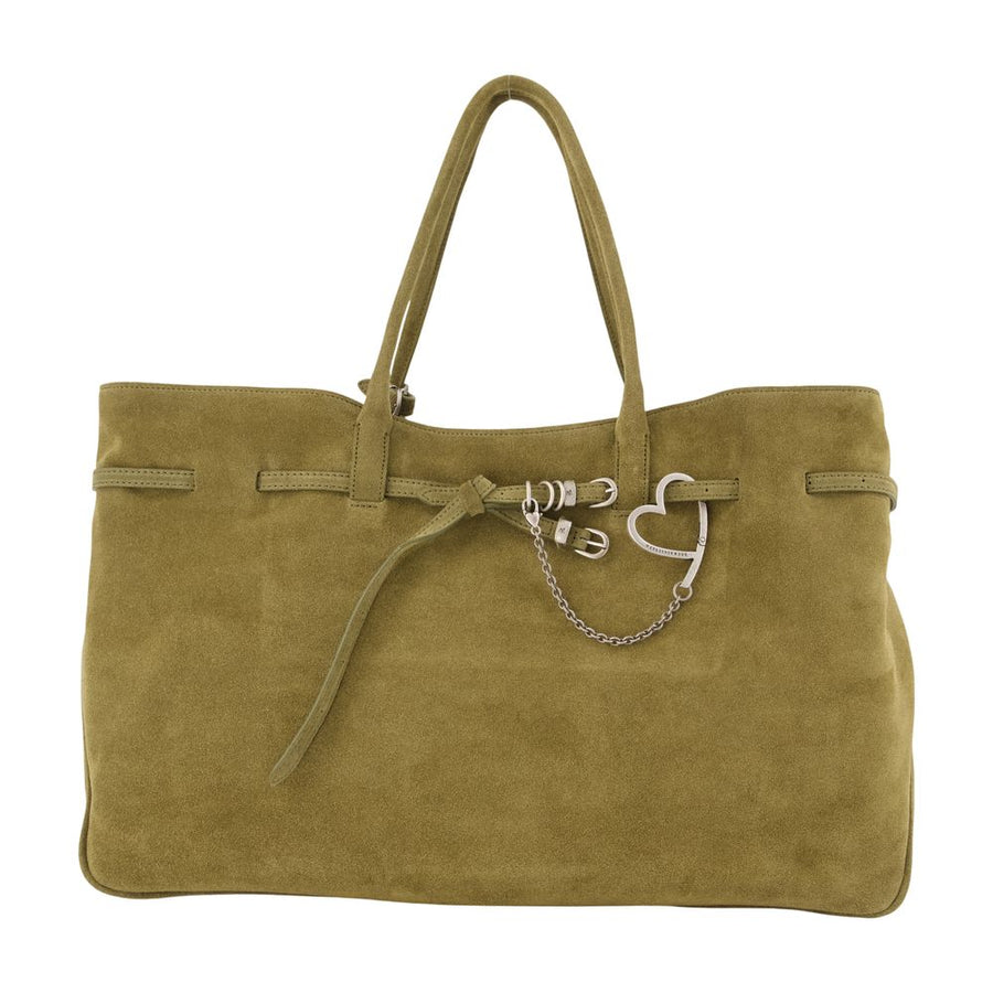Margesherwood Cowhide tote bag in khaki