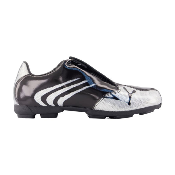 F50 Tunit Chito Sneakers - Y-3 Leather Silver Calfskin Shoes /