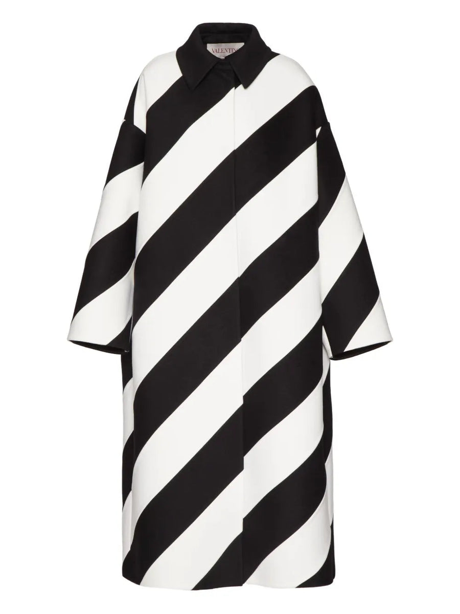 Valentino Virgin wool-cashmere blend coat in black