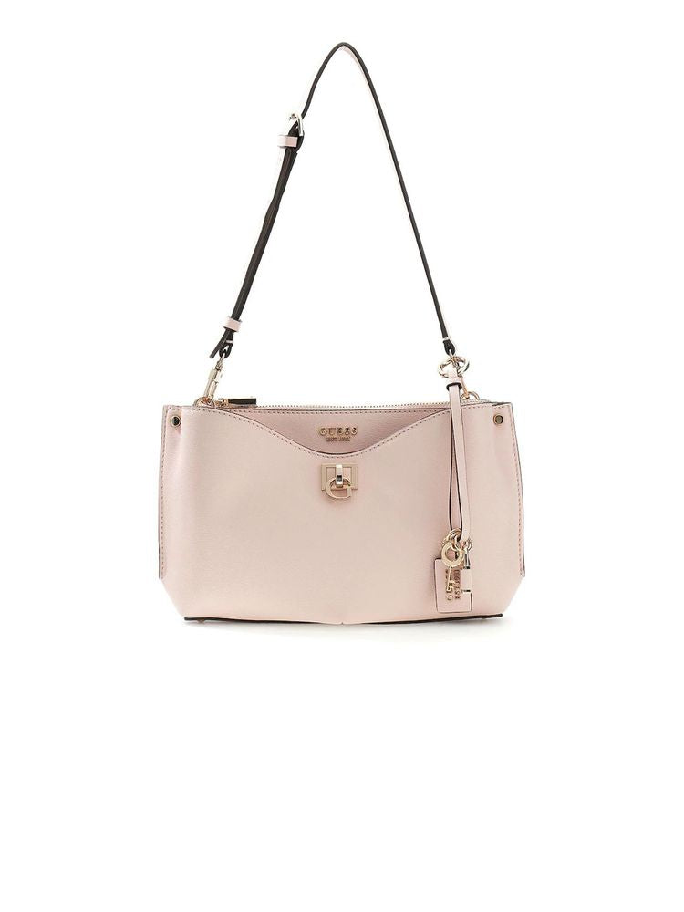 Guess 100% Polyurethane shoulder bag in pink