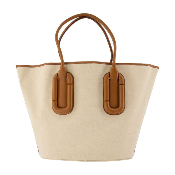 The Tote Shoulder Bag - Marc Jacobs Cotton Beige / Shoulder-hobo-bags