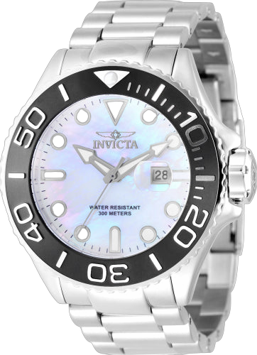 Invicta Stainless steel case and bracelet watch in silver