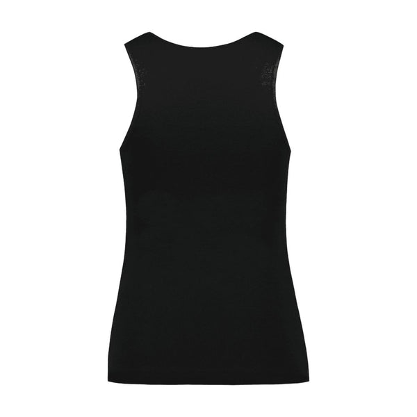 Simone Rocha Cotton tank top in black