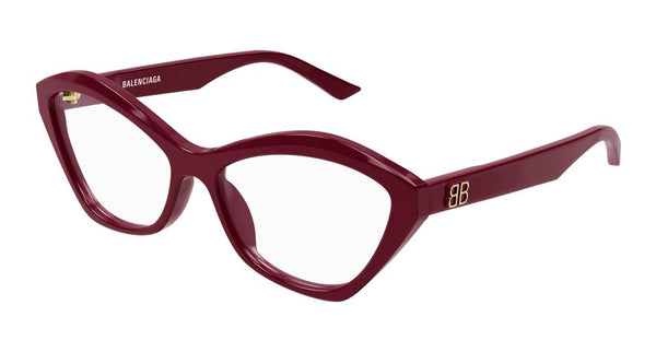 Balenciaga BB0341O Acetate eyeglasses in burgundy