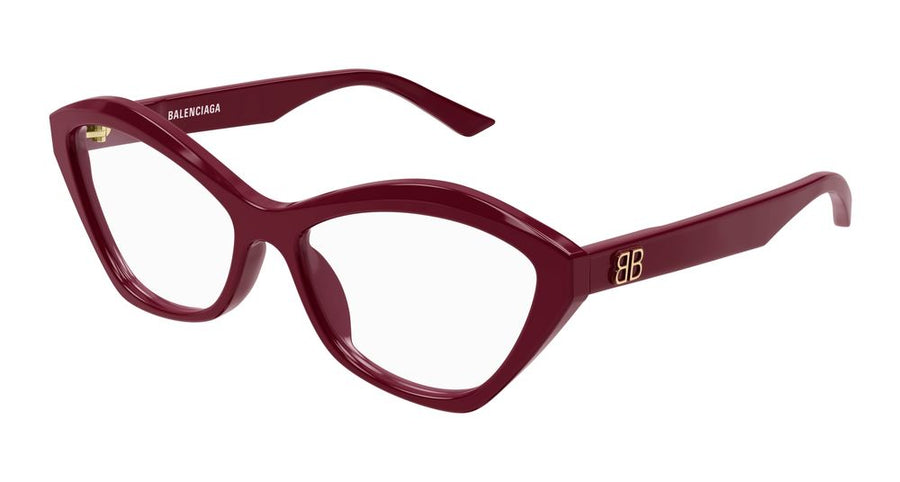 Balenciaga BB0341O Acetate eyeglasses in burgundy