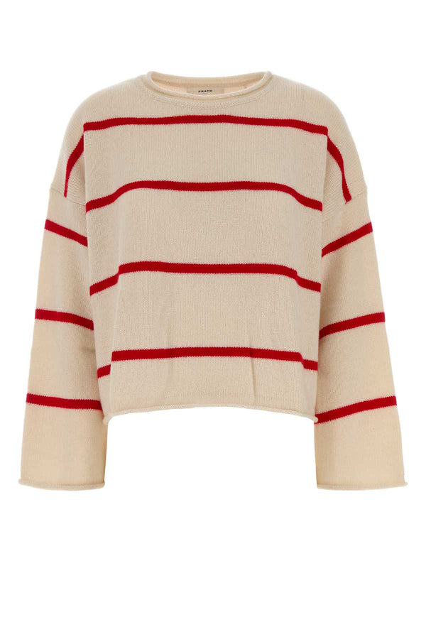 Embroidered Cashmere Sweater Crms Exterior