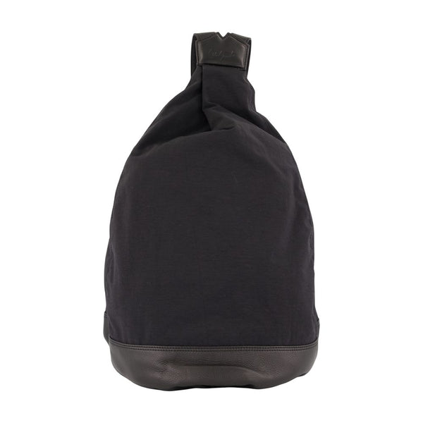 Hakama Tuck Backpack - Yohji Yamamoto Synthetic Black Bags / Backpacks